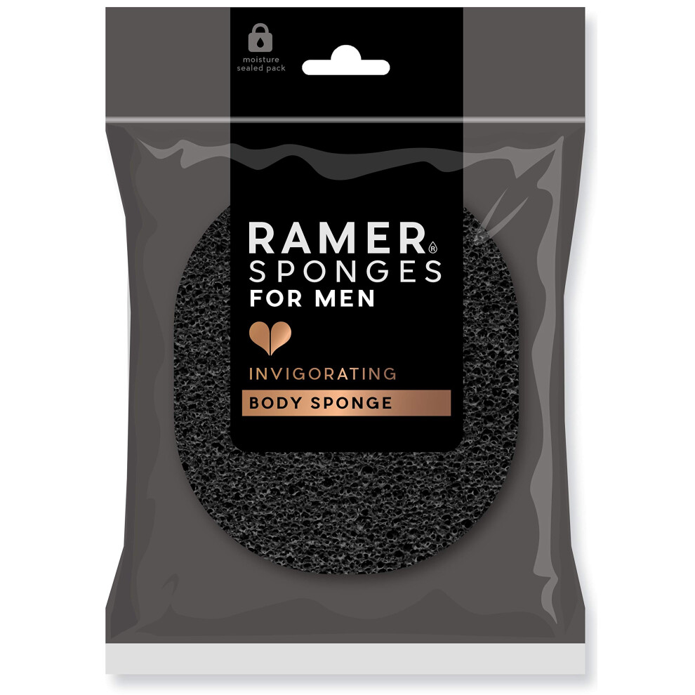 Ramer Black For Men Invigorating Body Sponge