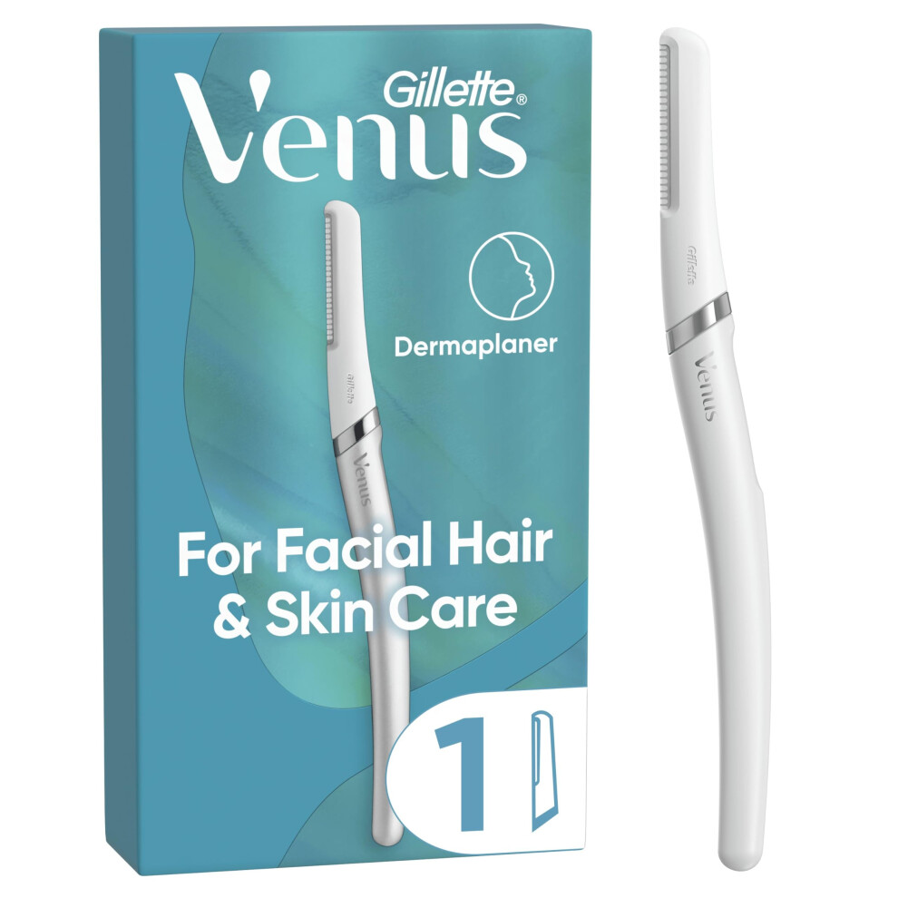 Venus Dermaplaning Blades for Face, Womens Face Razor for Facial Hair & Skin, Exfoliating Dermaplaner Tool Kit with 1 Blade Refill-image-OPC-PFDDMQC-NEW