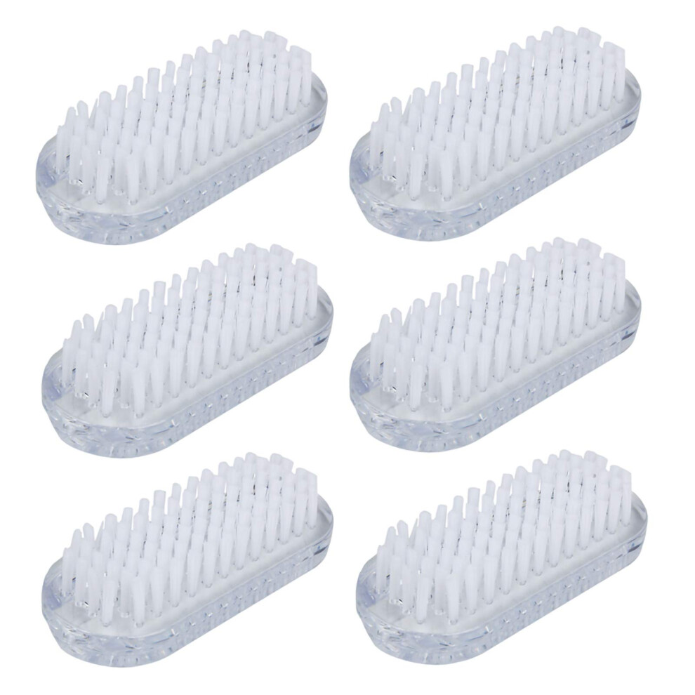 Zone Hand & Nail Cleaning Brush Plastic MJS-01 (Transparent 6pcs)-image-OPC-PFDDMR9-NEW