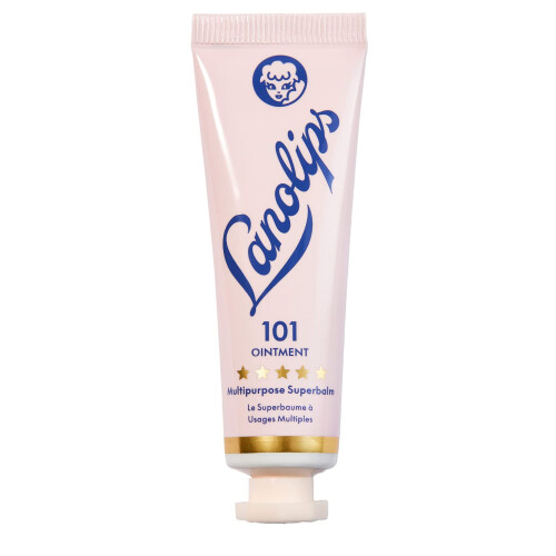 Lanolips 101 Ointment Multi-Balm Original Superbalm - Contains Pure Lanolin Oil for Smooth Hydrated & Healthy Lips - Natural Lip Balm for Dry L