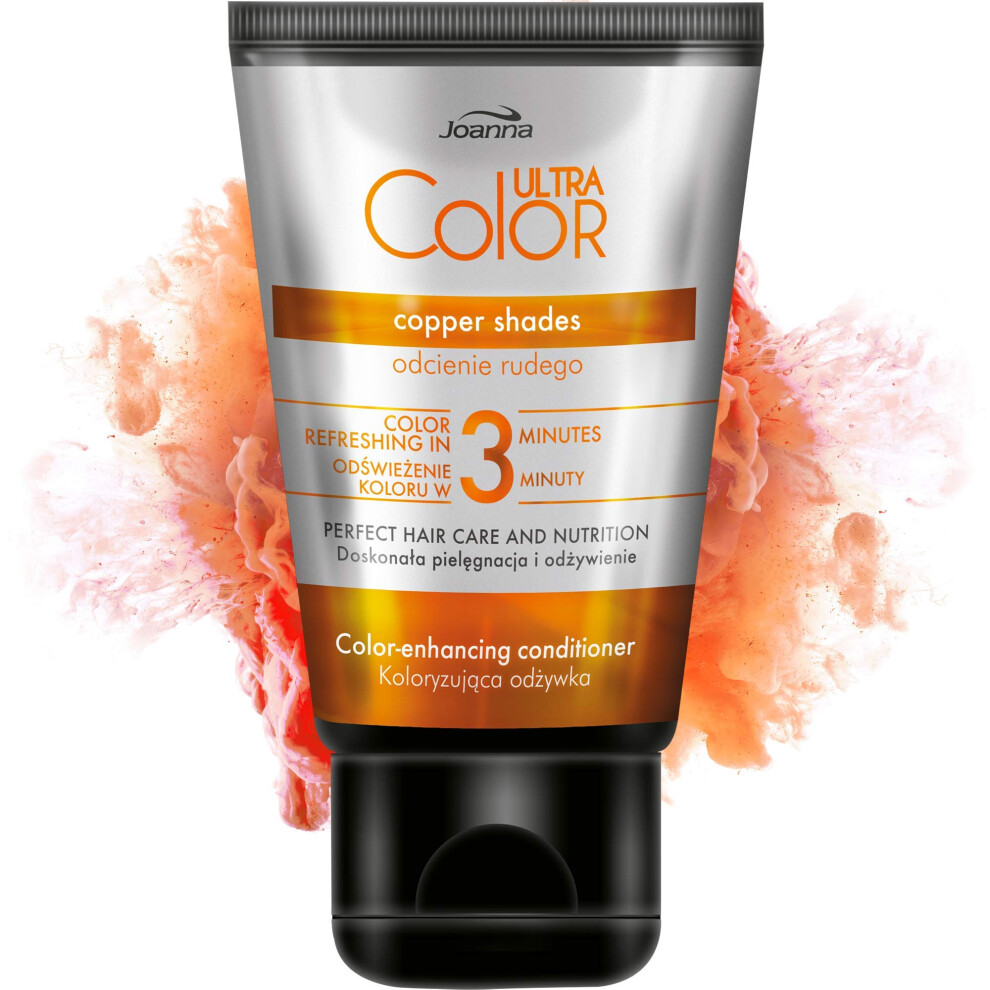 Joanna Ultra Color - Colour Enhancing Conditioner - Ginger And Copper Shades Of Natural And Dyed Hair - Hair Care - Hydrating & Moisturising - Ammonia Free
