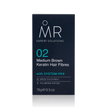 MR Medium Brown Hair Fibres (15g). Hair Loss Concealer with System-PPX, Thinning Hair Concealer for Bald Patch Cover Up, Hair Fibres Medium Brown,