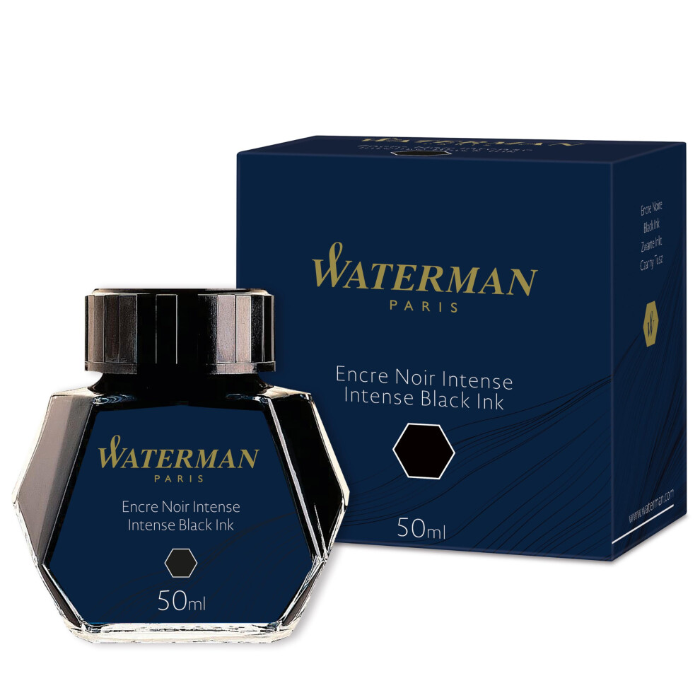 Fountain Pen Ink | Intense Black | 50ml Bottle