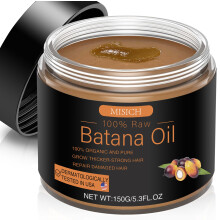 Raw Batana Oil for Hair Growth, 100% Natural Pure Dr. Sebi Batana Oil from Honduras, Unrefined Organic Batana Oil Hair Growth Oil for Prevent Hair