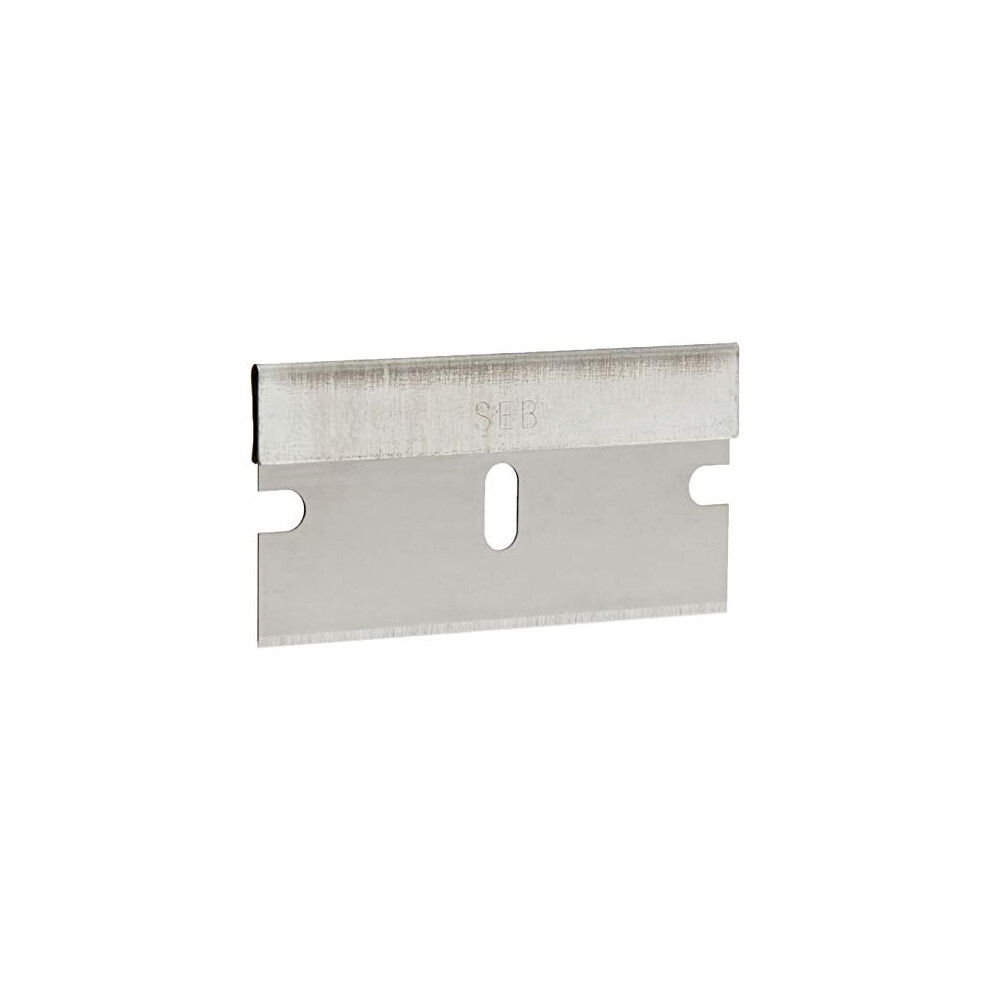 Single Edge Razor Blades for Scraper, Box Cutting, 100 count with Clam Shell Storage