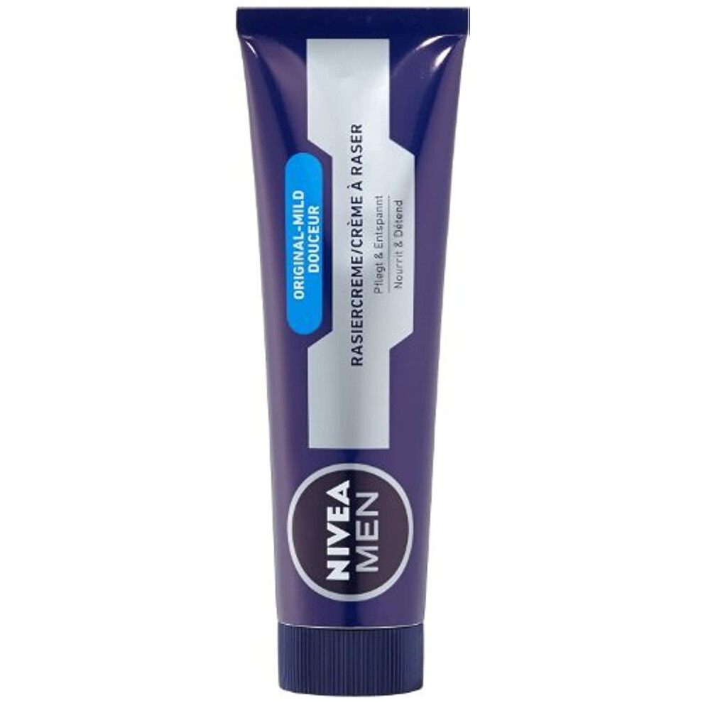 for Men Mild Shaving Cream treated relaxes