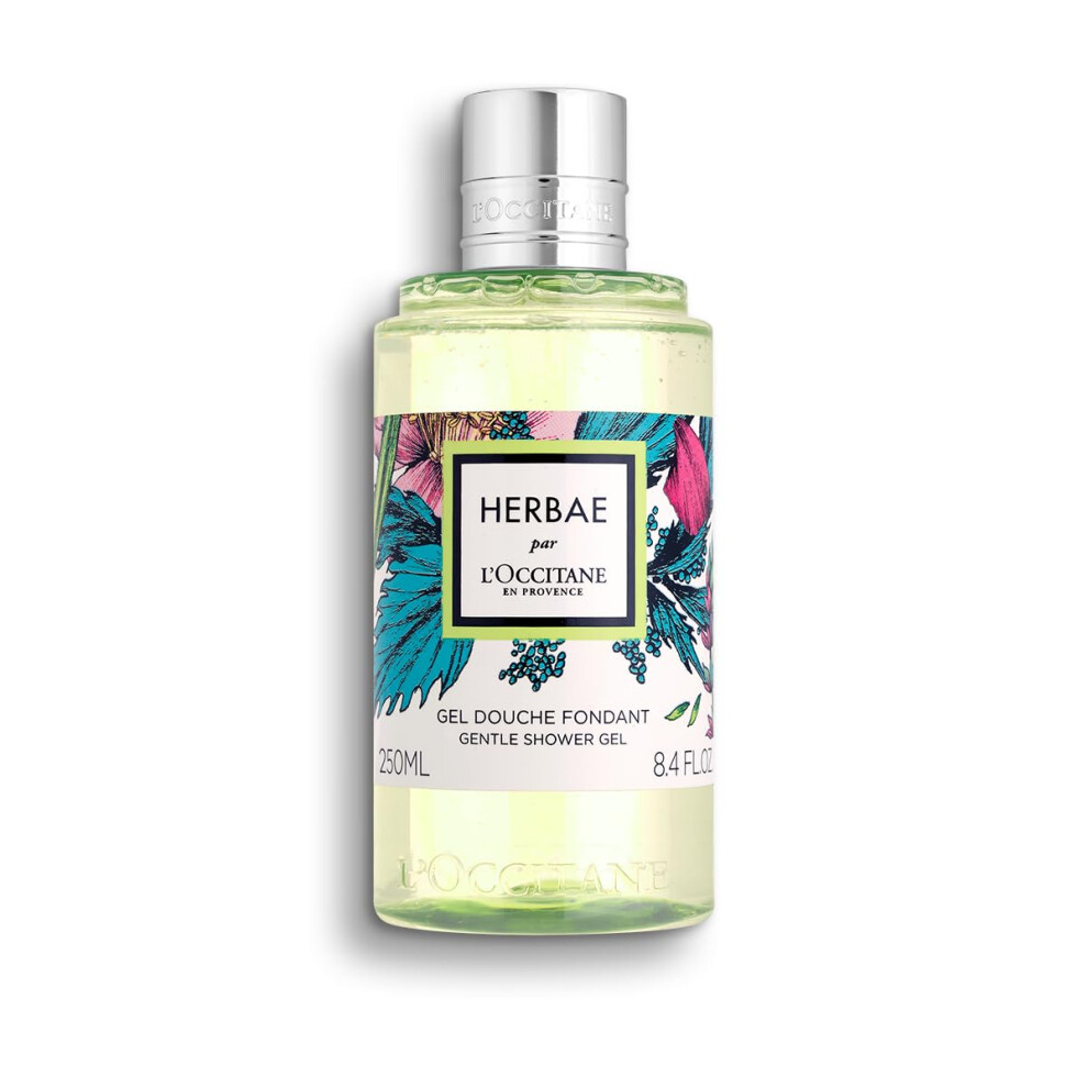 Herbae Shower Gel 250ml | Delicately & Floral Scented | 99% Readily Biodegradable & Vegan | Luxury & Clean Beauty Body Care for All Skin Types