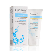Hand Cream 75ml (Alcohol Free) Fast Absorbing Moisturiser for Dry Skin, Eczema on Hands | Hypoallergenic | Vegan | Unscented | Steroid Free
