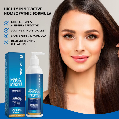 Eczema Shampoo Psoriasis Shampoo Seborrheic Dermatitis Shampoo Scalp