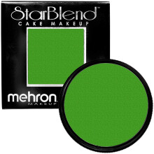 Mehron Makeup StarBlend Cake Makeup | Polvere Pressata Umida/Asciutta | Fondotinta in Polvere Verde 2 oz (56g)