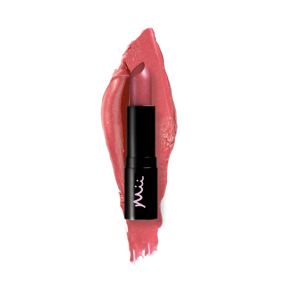 Mii Cosmetics Moisturising Lip Lover - Long Lasting Plump Lipstick - Smile 02