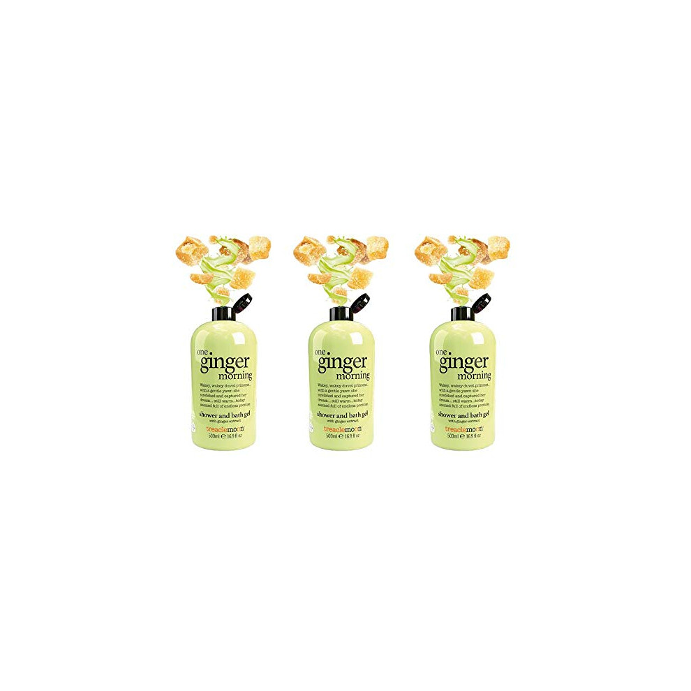 Treaclemoon Treacle Moon One Ginger Morning Shower & Bath Gel 500Ml, Pack Of 3