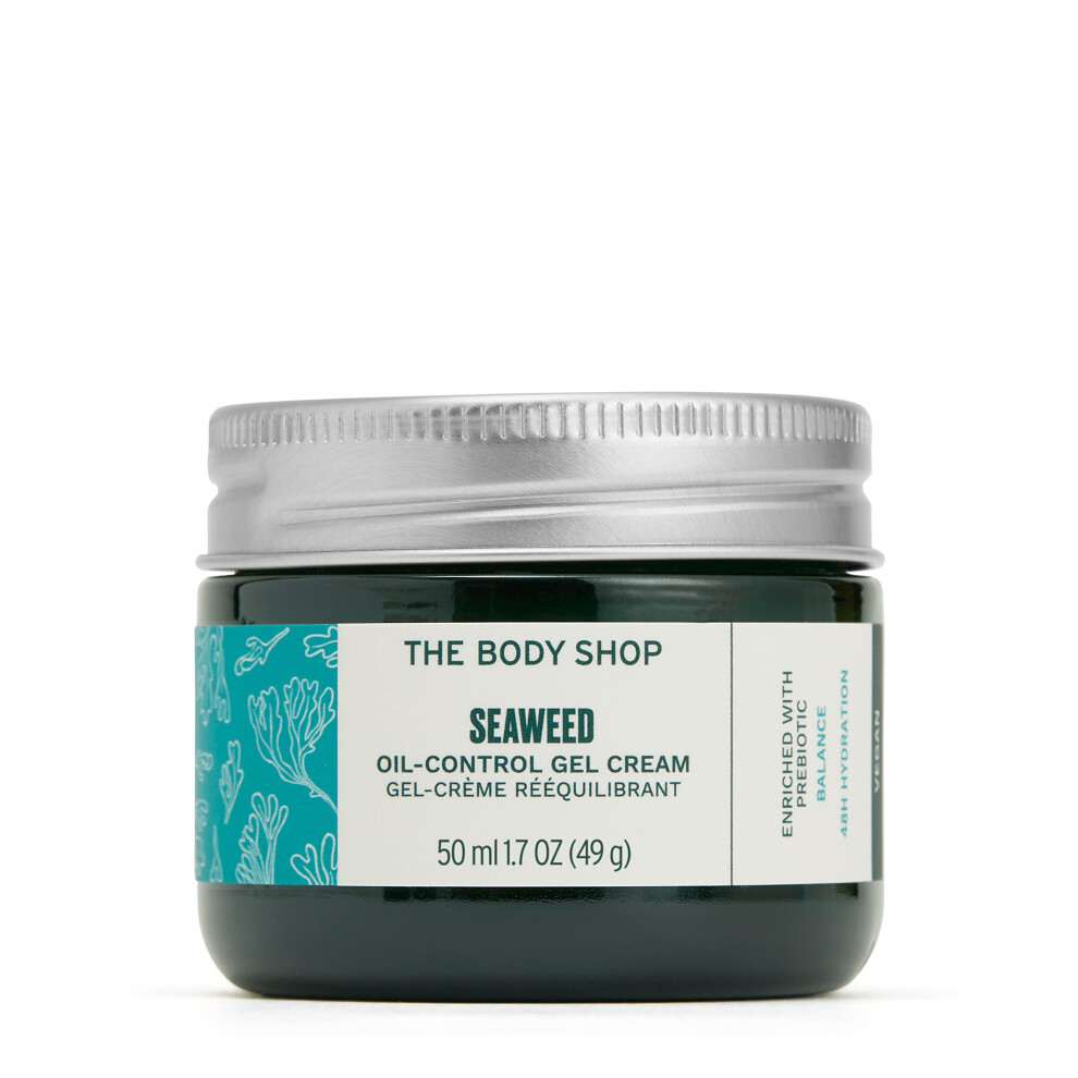The Body Shop Cream Seaweed Gel For Oily And Combination Skin, Vegan, 1.7 Oz