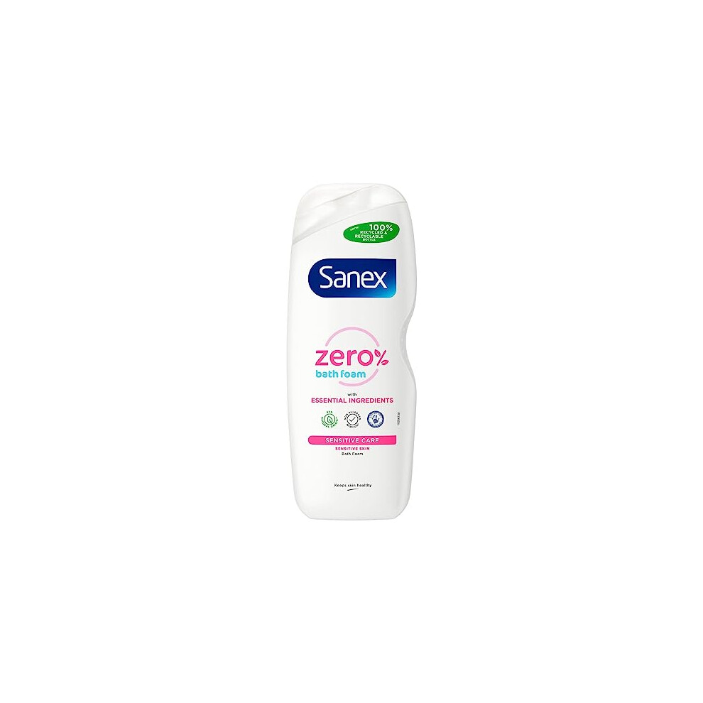 Sanex Bath Foam 570Ml Zero Sensitive