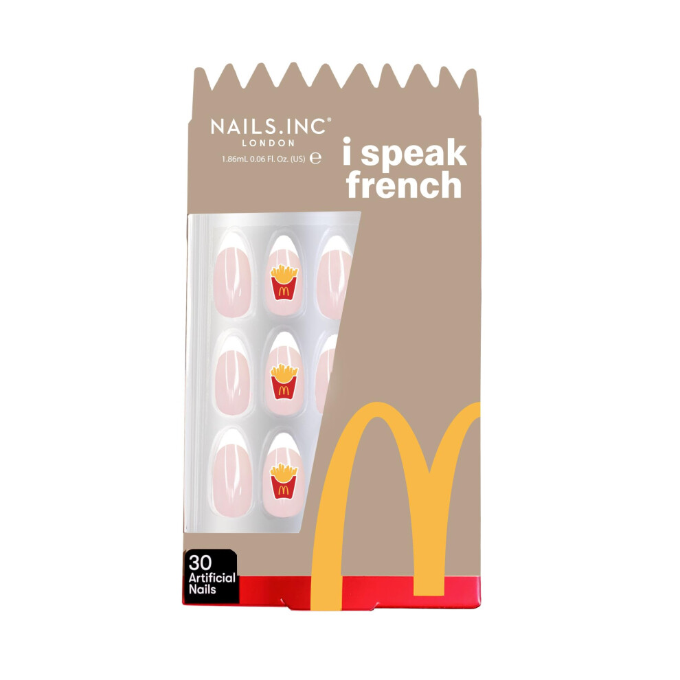 Nails.INC x McDonald's Artificial Nail Set