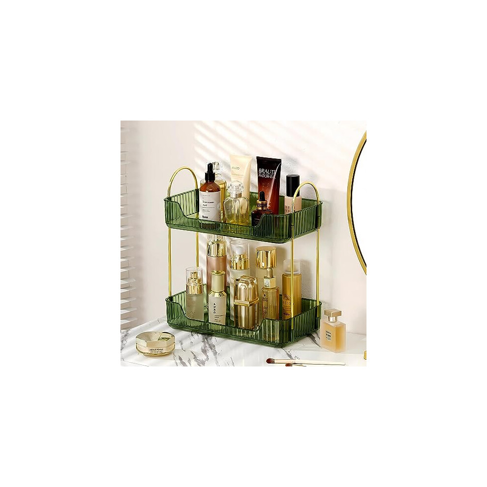 2-tier-green-makeup-organiser--makeup-storage--skincare-shelf-organiser--perfume-organiser--dressing-table-organiser--spice-rack-organiser--square