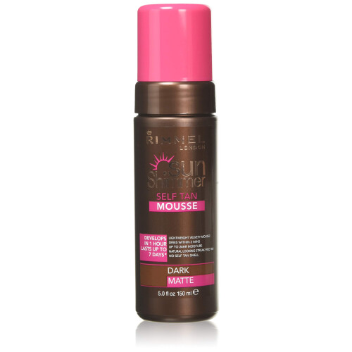 Rimmel Sunshimmer Self Tan Mousse, Dark Matte