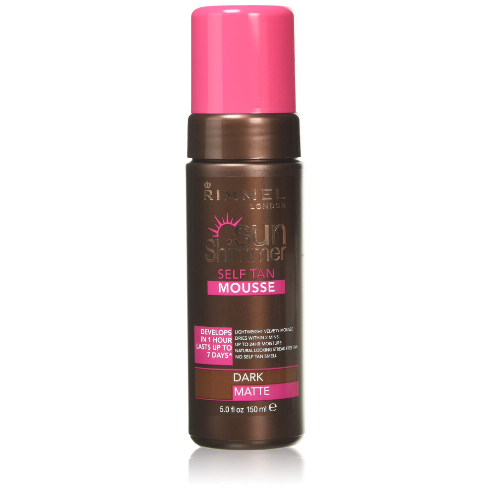 Sunshimmer Self Tan Mousse, Dark Matte