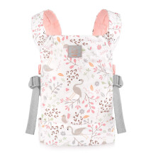GAGAKU Baby Poppen Draagzak Zachte Katoen Gevuld Speelgoed Draagzak Poppenaccessoires - Roze (Flamingo)