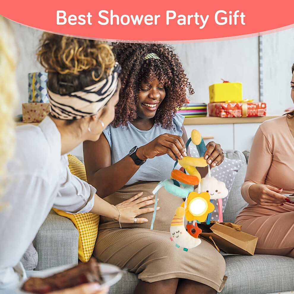 Spiral Pram Toys for Babies 0-6 Months Car Seat Toy, Newborn Toys