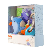 Ocean Friends Teething Gift Set – 3-Piece Keepsake Set | Comforter, IcyBite Teether & Rattle Teether | Gift Box Included | Suitable from Birth