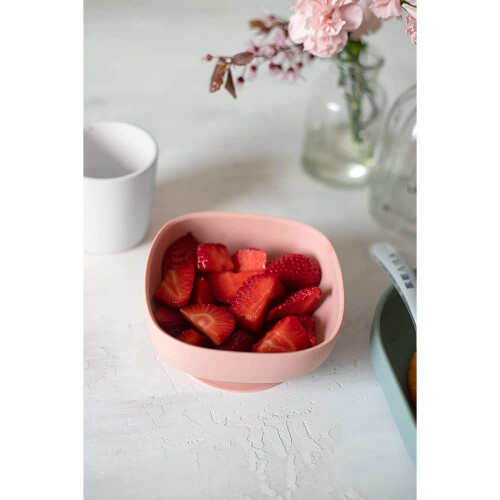BEABA Béaba Repas Bol Ventouse Silicone Rose 1
