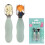BEABA Lot de 2 pré-couverts inox 10 mois+ Vert Sauge 1