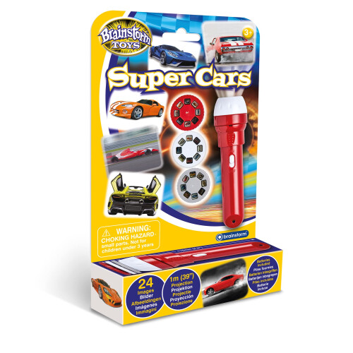 Super Cars Torch and Projector