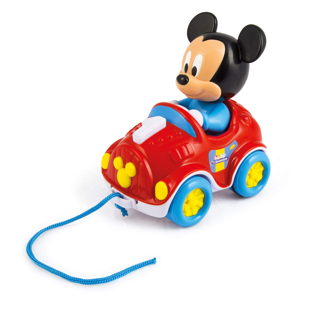 17208, Disney Baby Mickey Pull Along Car for toddlers, ages 10 months plus