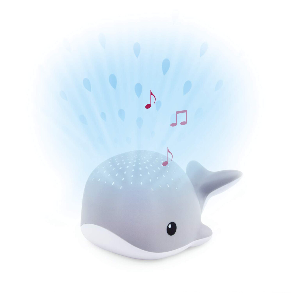 Wally The Whale Projector - Baby Projector With Soothing Melodies | Heartbeat, Ocean Sound Or Lounge Music | Variable Volume | Cry Sensor | Auto Light Zazu