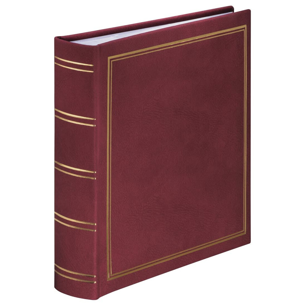 Photo Album, PU faux leather, Red, 22.5 x 22.5 cm