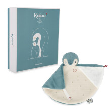 - Complices - Green Penguin Comforter - Absorbs Scents - 23 cm - 0 Months +, K212009 - Plush Soft Toy