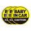 Baby in Car Magnet_Circular Type (3 Pack) (Yellow/Black) 1