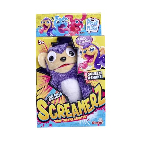 Simba SCREAMERZ Michief Monkey 30cm Interactive soft plush toy suitable age 5 and over