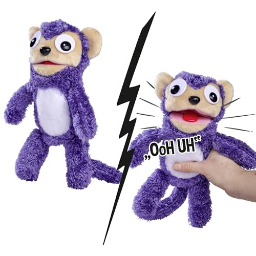 Simba SCREAMERZ Michief Monkey 30cm Interactive soft plush toy suitable age 5 and over 2