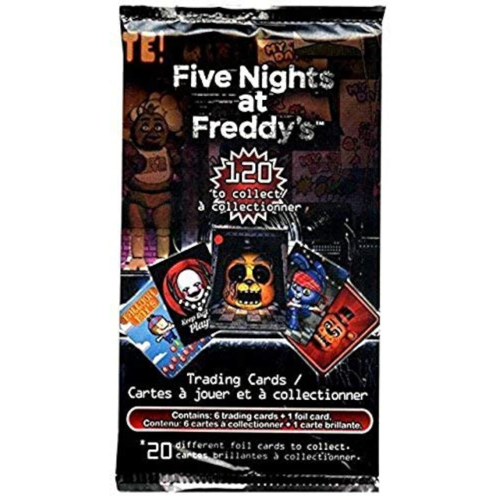 10 Packs of FIVE NIGHTS AT FREDDY'S Trading Cards, Collectors item