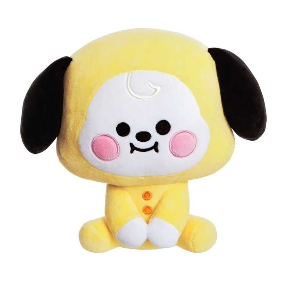 Aurora World Aurora, 61476, Bt21 Official Merchandise, Baby Chimmy Sitting Doll 8In, Soft Toy, Yellow