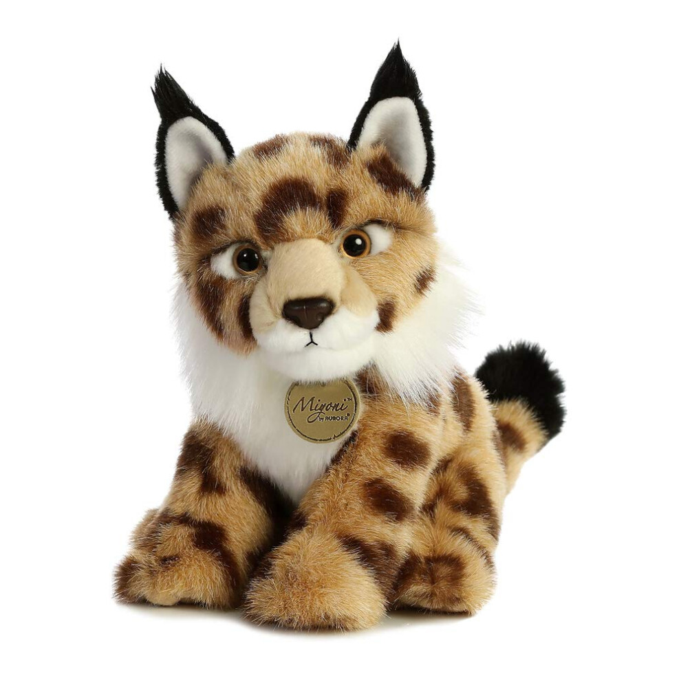 Aurora, 26291, MiYoni Lynx, 10In, Soft Toy, Brown