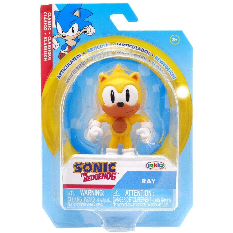 New Sonic The Hedgehog Mini Figure 2.5 Inch - Packaging May Vary (Ray)
