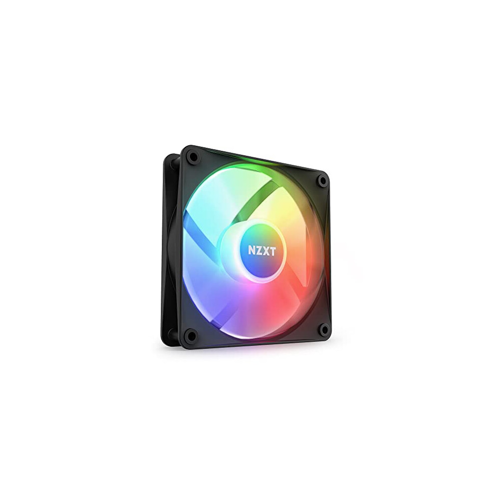 F120 Rgb Core - 120Mm Hub-Mounted Rgb Fan - 8 Individually-Addressable Leds - Semi-Translucent Blades - High Static Pressure & Airflow - Quiet 810074843027