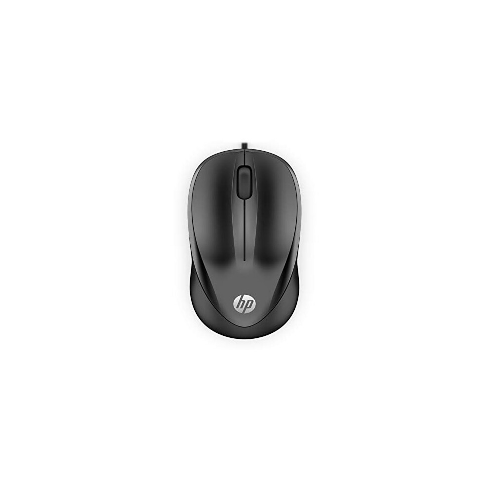 Wired Mouse 1000 | USB Type-A | Multi-Surface Technology | 1200 DPI Optical Sensor | 3 buttons and scroll wheel | Ambidextrous | Contoured Comfort |