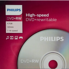 Philips DW4S4J05F - 5 x DVD+RW - 4,7 Go (120 min…