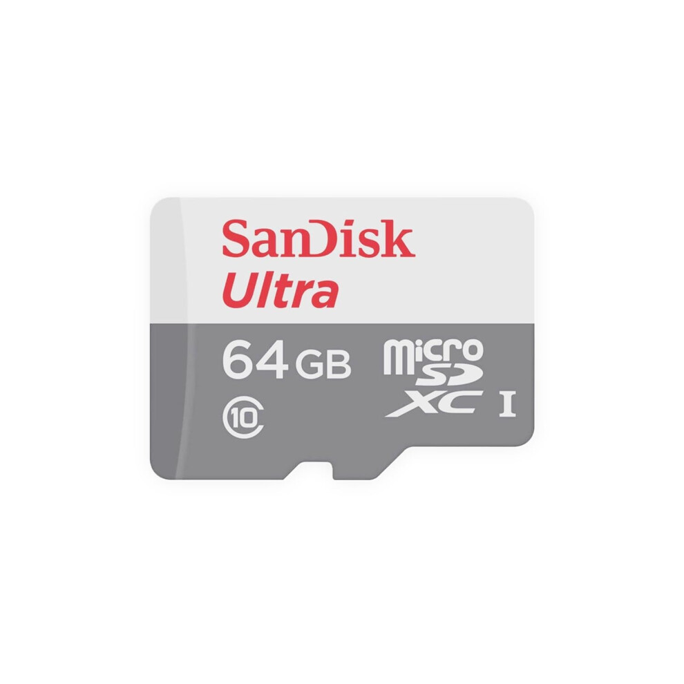 Ultra 64 GB MicroSDXC UHS-I Memory Card with SD Adapter - Standard Packaging