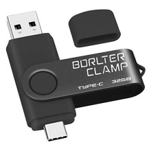 32 GB USB Type-C Flash Drive, USB-C 3.0 Memory Stick Jump Drive 2 in 1 for Android Phones Samsung Galaxy S10/S9/S8/Note 9, LG, Huawei, Tablets &