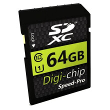 Digi Chip 64GB SDXC Class 10 Memory Card For Canon Powershot SX740 HS, Canon Powershot SX70 HS and Canon EOS R Digital Cameras and SLR