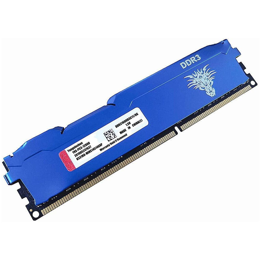 Photos - RAM DDR3 8GB Desktop  1600MHz PC3-12800 UDIMM Non-ECC Unbuffered 1.5V 2Rx8 Dual Rank 240 Pin CL11 PC Computer Memory Upgrade