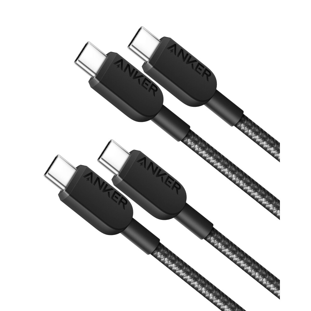 USB C Cable, 310 USB C to USB C Cable (3ft, 2 Pack), (60W/3A) USB C Charger Cable Fast Charge for Samsung Galaxy S22, iPad Pro 2021, iPad Mini 6, iPad