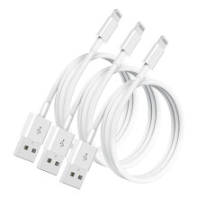3Pack Apple iPhone Charger Cable 1m, Apple Charging Cable USB to Lightning Lead 1 Meters Fast Charging for iPhone 14/13/12/11/11Pro/Max/X/XS/XR/XS Max