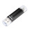 Hama Disco rigido - HAMA - Laeta Twin - 64 Go - USB 3.0/Micro-USB - Nero 1