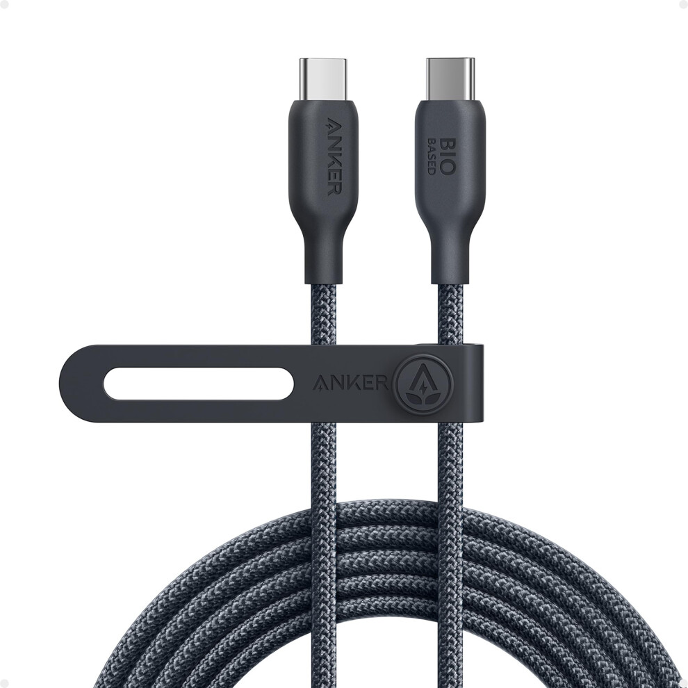 543 USB C to USB C Cable (240W, 10ft), USB 2.0 Bio-Nylon Charging Cable for MacBook Pro 2020, iPad Pro 2020, iPad Air 4, Samsung Galaxy S22, and More